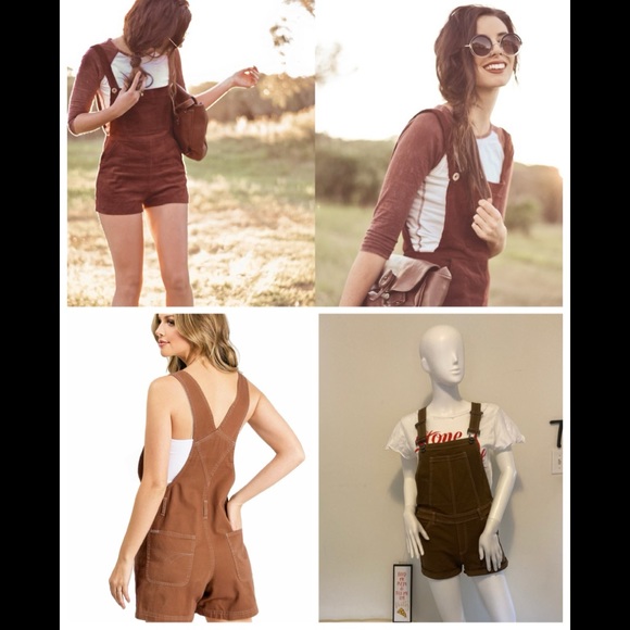 Pants - 🆕🤠 COTTON DENIM SHORTS OVERALLS 🤠🆕